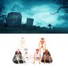 Ossos Humanos Esqueleto Halloween Articulações Móveis Noivo Noiva Decoração de Halloween