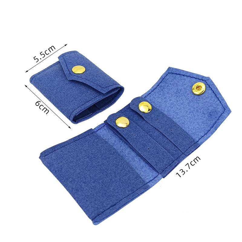 Mini Jewelry Organizer Multi-Functional Velvet Jewelry Bag Jewelry Storage Bag Portable Portable Necklace Ring Bag For Home Gift