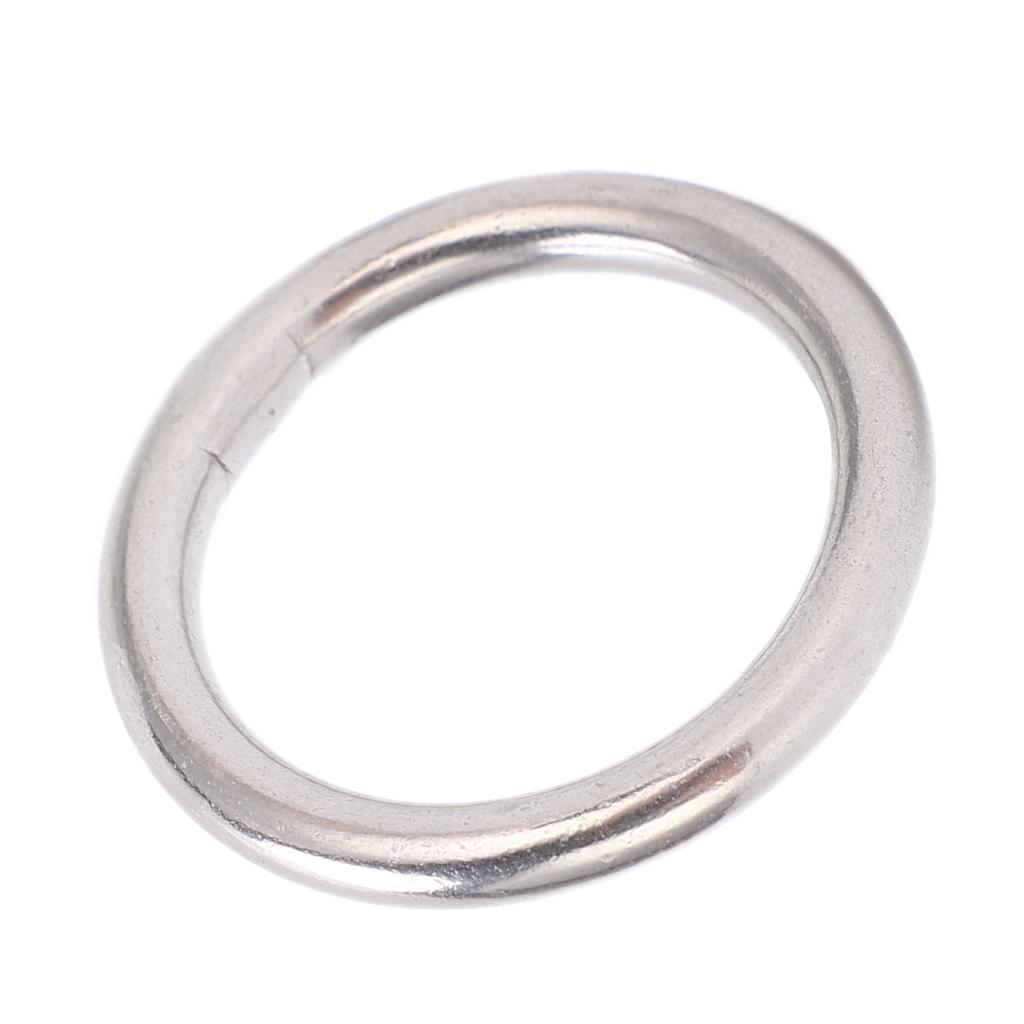 5Pcs 304 Stainless Steel Round O s Seamless Multi Purpose Welding Metal O s for Marine Boat Equipment s