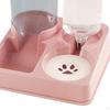 Food Feeder and Water Dispenser Automatic Pet Water,Detachable,for Indoor Cats Kitten