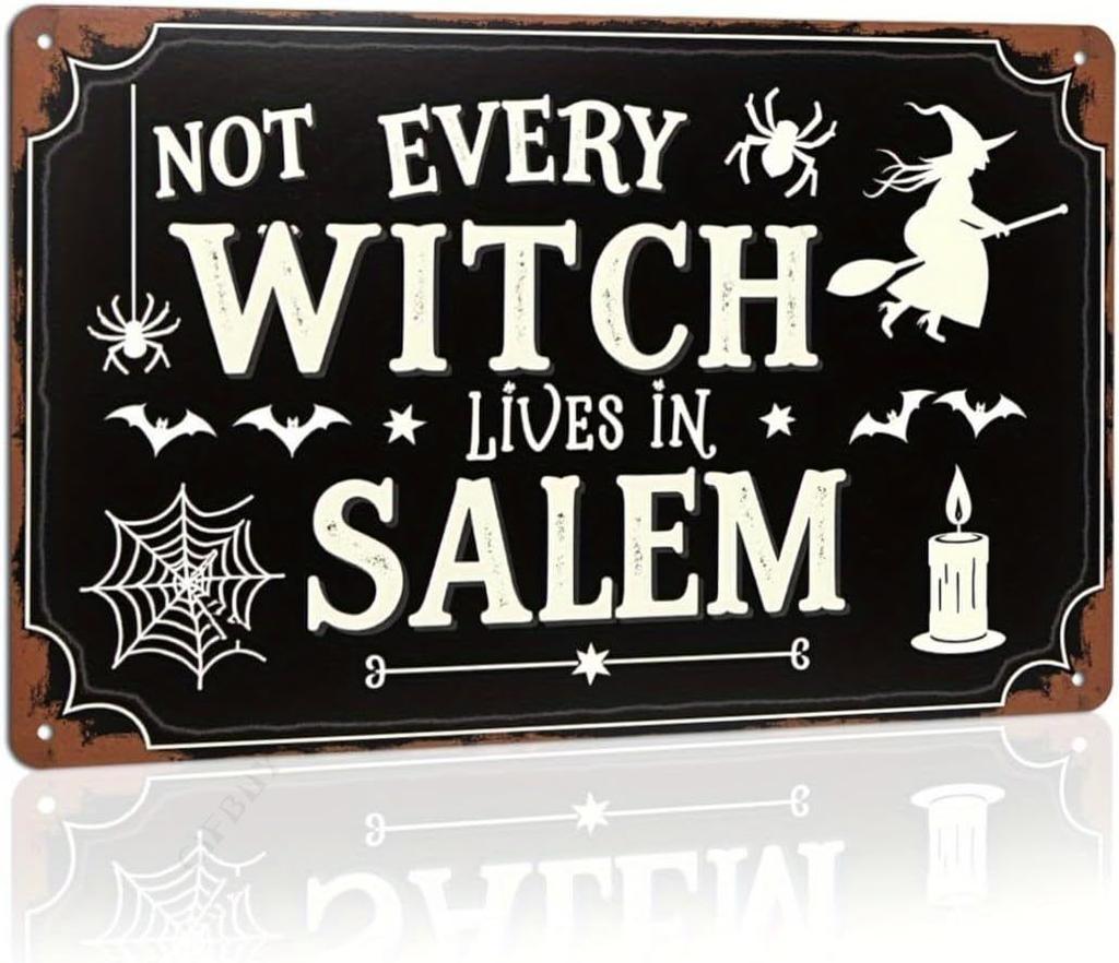 Halloween Poster On the Wall, Metal Plaque 20x30cm