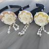 Flower Hanbok Hairband Tassel Stage Dance Hair Hoop Sweet Korean Headband  Ladies
