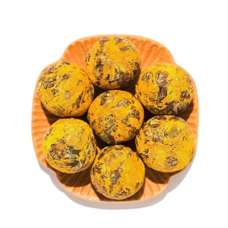 10 смешанных видов чайных шариков ручной работы Юньнань — фото 6