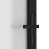 Vidaxl Interior Door, 102.5X201.5 Cm, Black, Glass and Aluminum