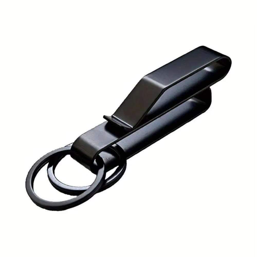 1PC Stainless Steel Belt Hook Carabiner Car Keychain Belt Hanger Bottle Hook Camp Water Holder Tactical Outdoor EDC Buckle Tool