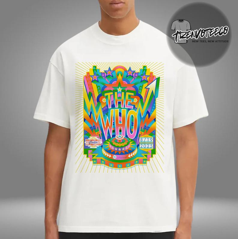 The Who At Prudential Center In Newark Nj On August 19 2025 Unisex T-Shirt Unisex T-Shirt XXXL