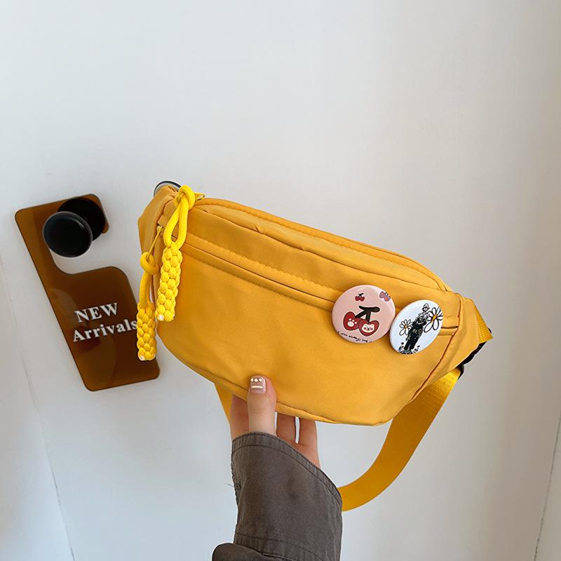 Tooling Women's Breast Bag Trend Simple Shoulder Messenger Bag Leisure Sports Versatile Dumpling Bag Portable