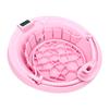 Foldable Face Basin Ice Tray with Breathing Tube Thermometer Portable Silicone Facial Ice Pack Basin Pink