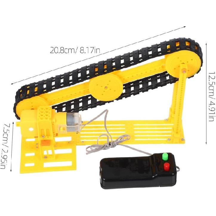 Vaguelly 1 Set Conveyor Belt Model Teaching Prop Conveyor Model Making Kit DIY Engineering Experiments