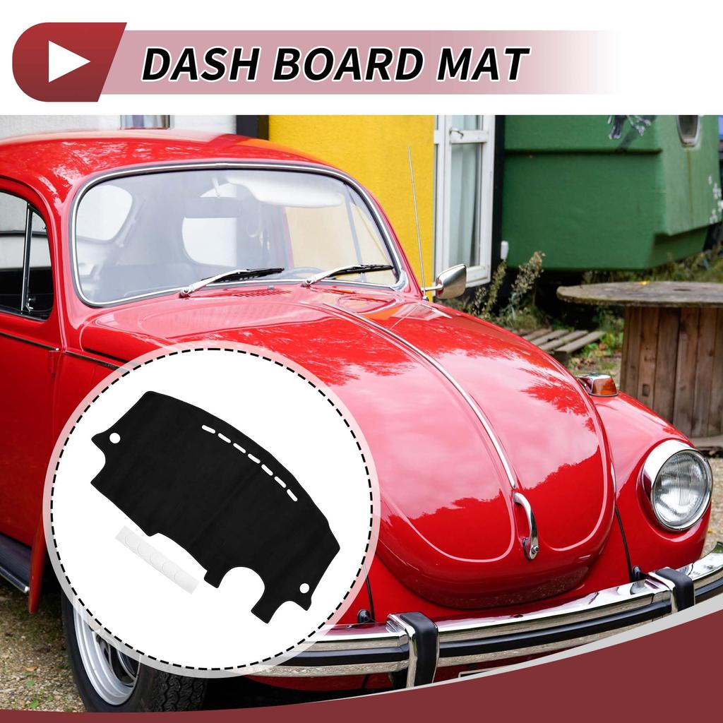 HEROFFIX VW Compatible with Volkswagen Beetle Dashboard Interior Dashboard Sun Black Custom Parts Accessories (2003-2011) Mat, Cover, Protection,