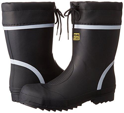 [Fuji Gloves Industry] Safety Boots, Short, with Cover, Antibacterial and Deodorizing Treatment, 9705, Men's, BLACK, 28.0cm