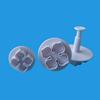3Pcs Hydrangea Fondant DIY Mold Flower Icing Decorating Cutter Plunger Bakeware