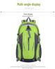 40L Unisex Professional Outdoor Backpack for Travel, Cycling, Hiking, and Mountaineering