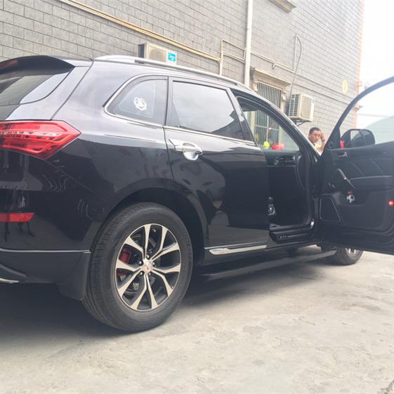 Zotye T300/T500/T600/T600COUPE/T700/T800 models with electric foot pedal and illuminated steps.