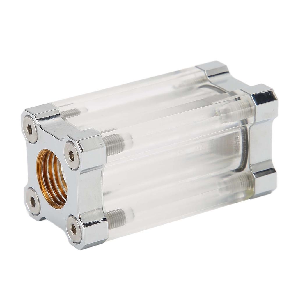 Water Cooling System Filter 40 Mesh Single Sided Filter Computer Water Cooling System Brass Acrylic