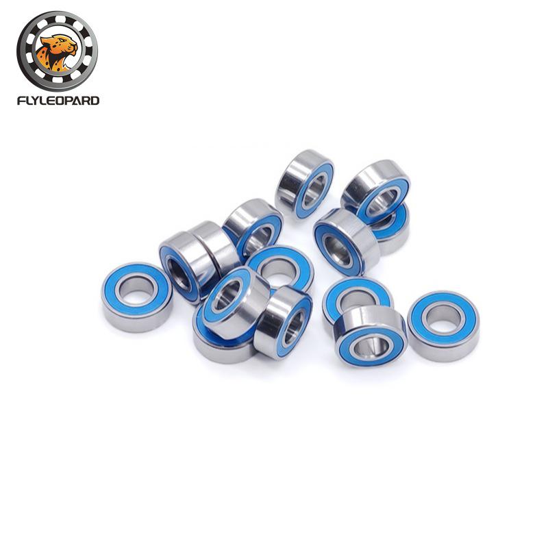 In-stock 6900 2RS Thin-walled Deep Groove Ball Bearing, 10x22x6, High-speed Motor Bearing with Blue Rubber Seal.