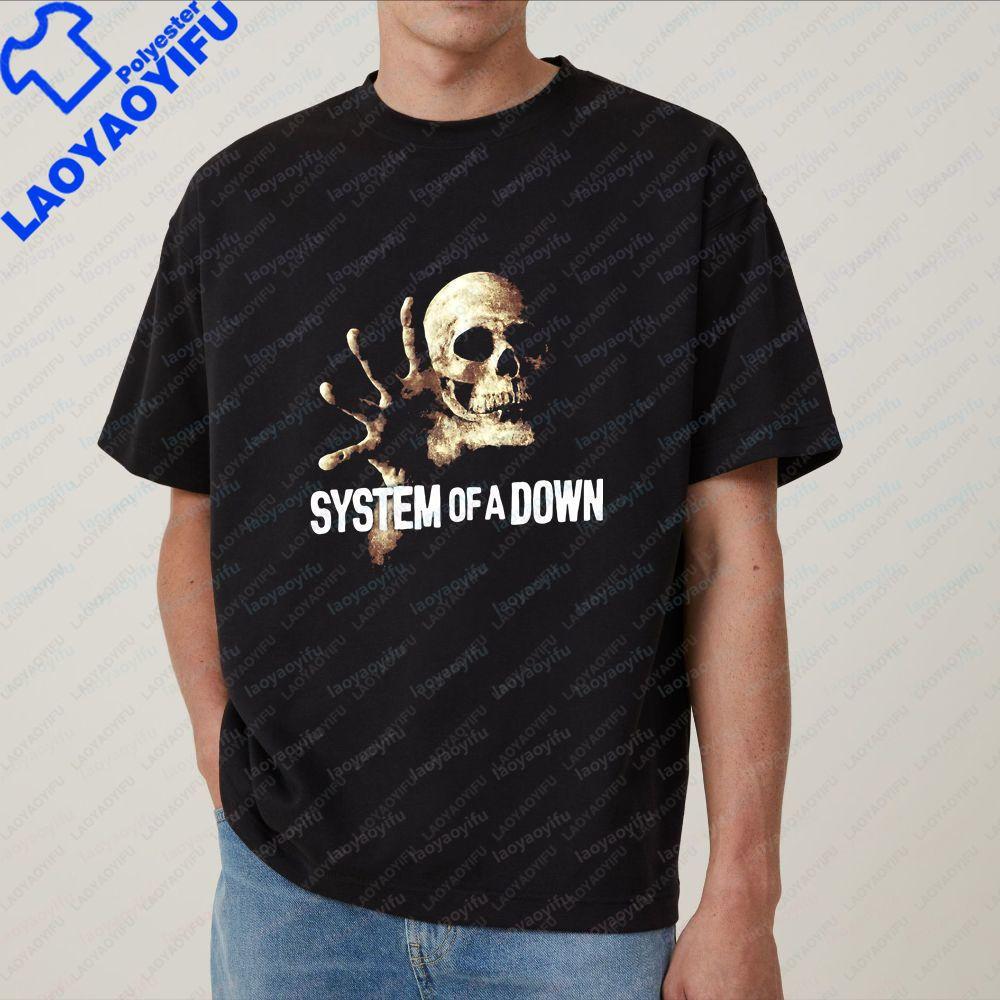 System of A Down Summer Trend Short-Sleeved Unisex's and WoUnisex's Universal Pattern Large-Sized Comfortable T-Shirt