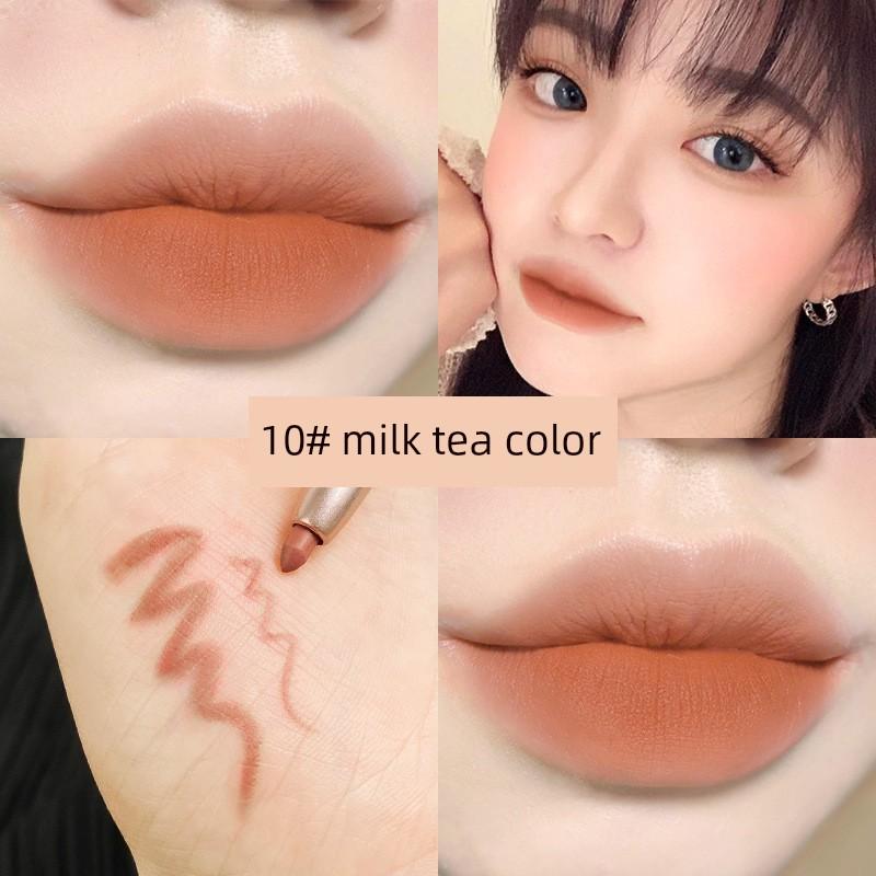 Li Jiaqi Recommend Lip Liner Waterproof Sweat-Proof Long-Lasting Genuine Goods Non-Fading Non-Decolorizing No Stain On Cup Matte Lipstick Pen