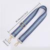 55in Handbag Shoulder Strap Replacement Polyester Strap for DIY Lady Purse Crossbody Bag Adjsutable Strap with Buckle