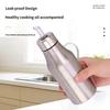 Hygienic Large Capacity Oil Bottle For Home And Restaurant Use Vinegar Dispenser Bottle Stainless Steel Gadget