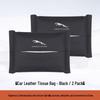 Leather Headrest Tissue Box for Jaguar XEL, XFL, F-PACE & E-PACE Cars