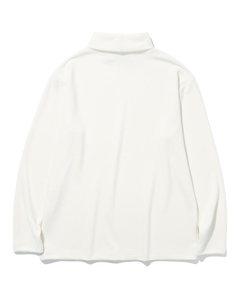 KNITTED Turtleneck Long Sleeve Knit Ivory