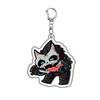 Monster 8 Acrylic Key Ring Kafka Hibino Mina Ashiro Anime Charm Layered Design Japanese Manga Merchandise Collectible Gift