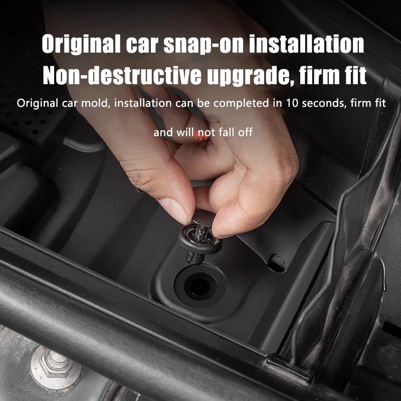 Car Front Engine Compartment Filter For Toyota RAV4 XA50 Accessories 2020~2025 LHD Protective Cover Water Tank Protective Net