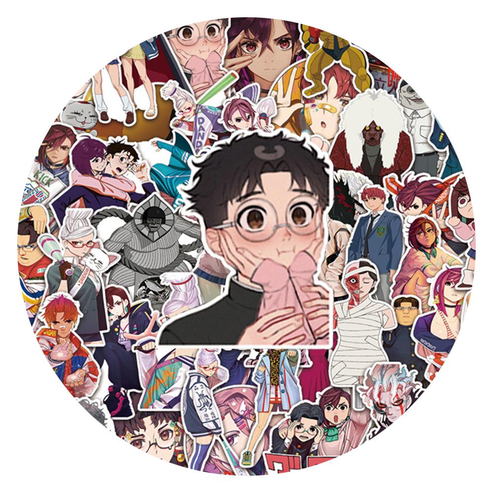 10/30/50pcs Cool Anime DANDADAN Stickers Decals DIY Laptop Water Bottle Diary Bike Travel Luggage Car Waterproof Sticker Toys