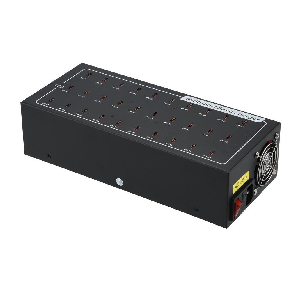 10/20/30/60-Port PD Multi-Port Fast Charging USB Station