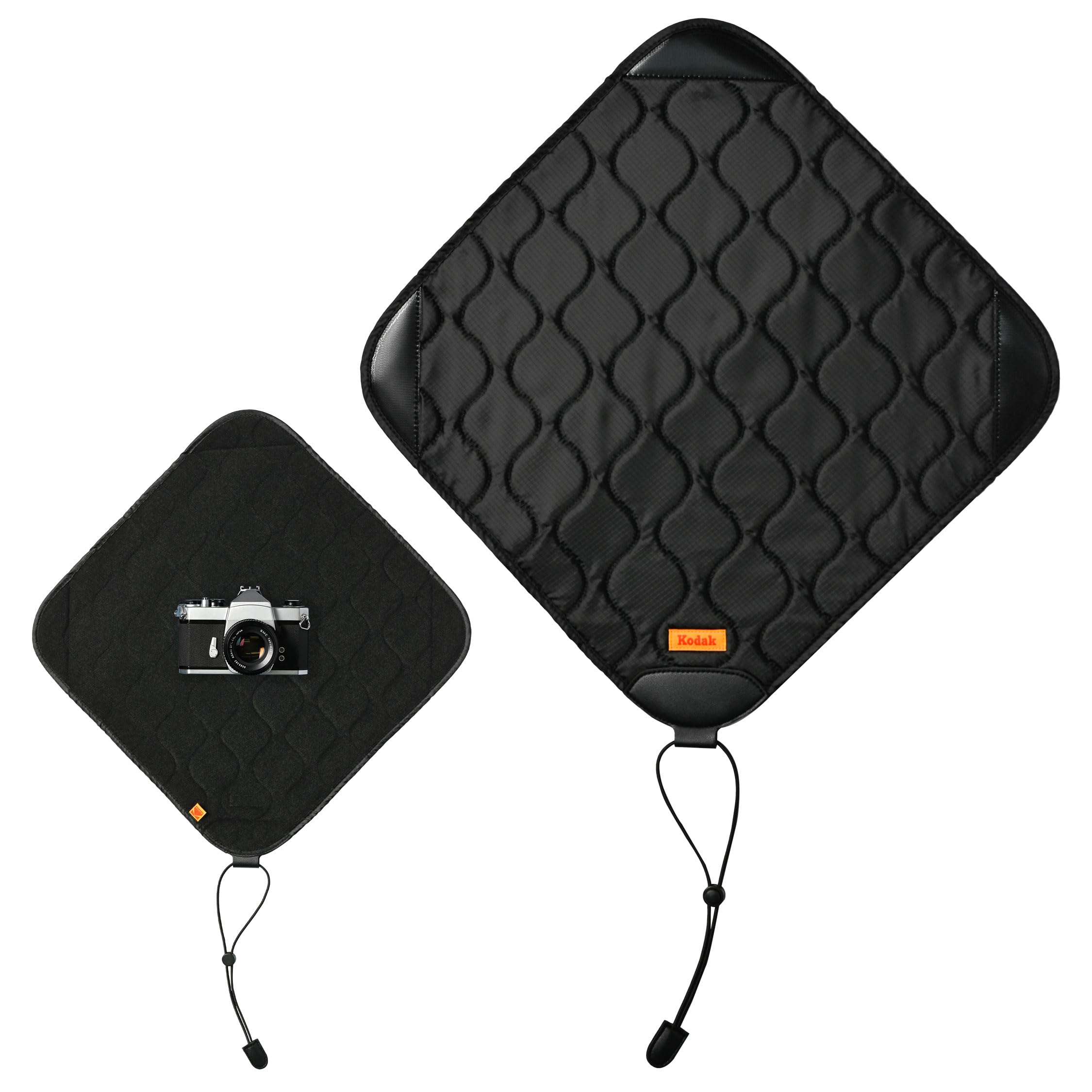

KODAK Camera Size Dustproof Protective Cloth for SLR Cameras and Telephoto Lenses Wrap, L, 38.5x38.5cm - Waterproof, Scratch-Resistant, (Black) [One чорний