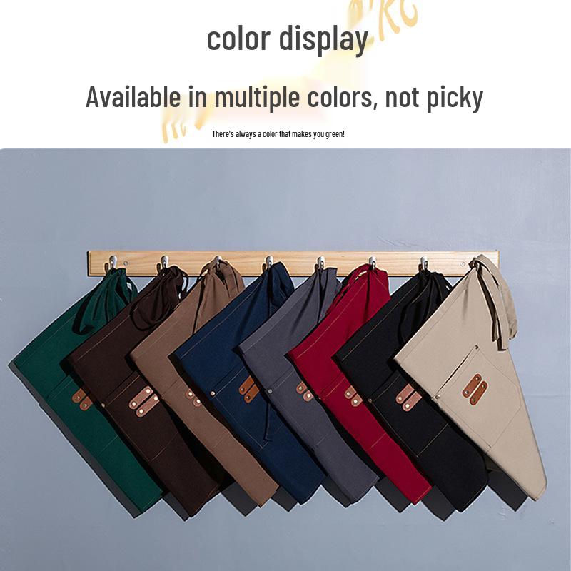2025 Waterproof Chef Half Apron: Oil-Proof, Stackable, Custom Logo, Waist Design