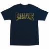 Creature LOGO OUTLINE Skateboard T Shirt NAVY