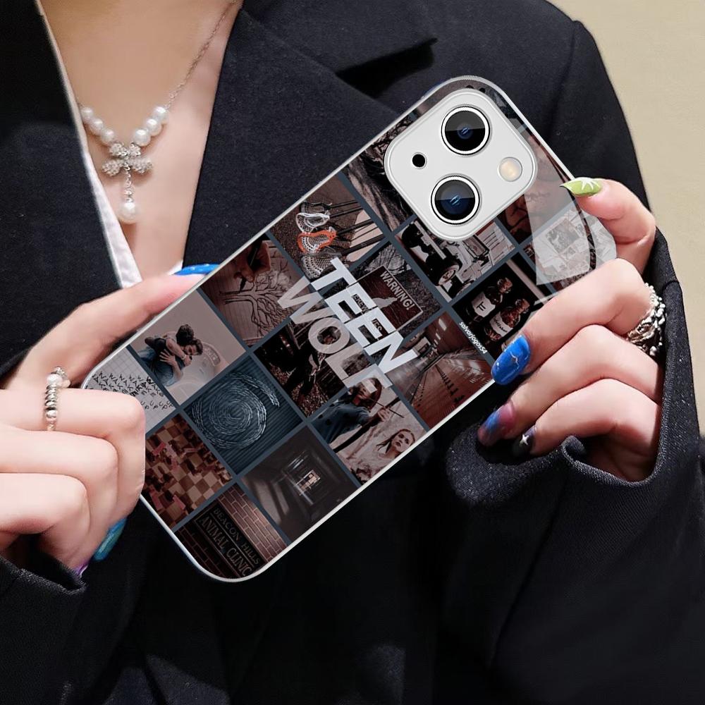 

Teen Wolf Phone Case For IPhone 14 13 12 Mini 11 Pro XS Max X XR 14 Plus Tempered Glass Cover iphone 12