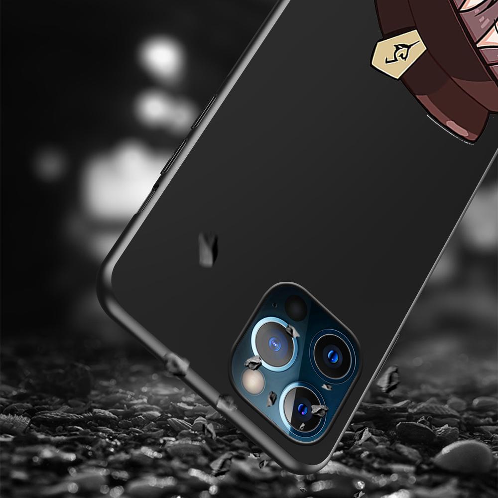 Phone Case for Apple iPhone 14 11 13 Pro Max 12 Mini XR 7 8 + SE 2020 XS 6 6s Plus 5 5s Genshin Impact Anime Cute Silicone Cover