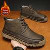 2024 Men's High Top Winter Warm Velvet Boots - Large Size