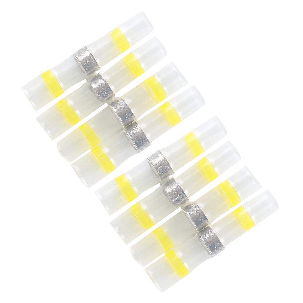 200PCS Waterproof Heat Shrink Butt Connectors Butt Splice Solder Seal Electrical Wire Terminals