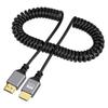 4K HDTV to Micro Cable: High-Definition Stretchable Connection for Tablets & Cameras