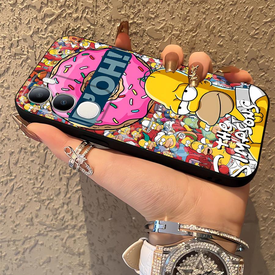 The S-simpsons Case for Vivo V25 V30 V21E V23 Y53S V29 Y71 Y91 V27 Y75 Y81 Y52S Y93 Y51S Y78 Y50 Y95 Phone Cover