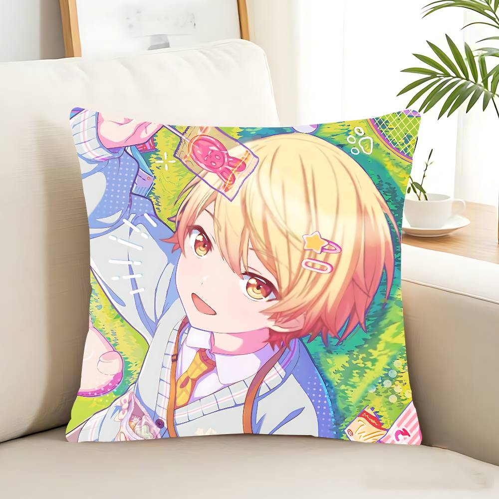 Tenma Tsukasa Cartoon Pillow Case Removable Washable Cushion Cover – All-Season Soft Linen