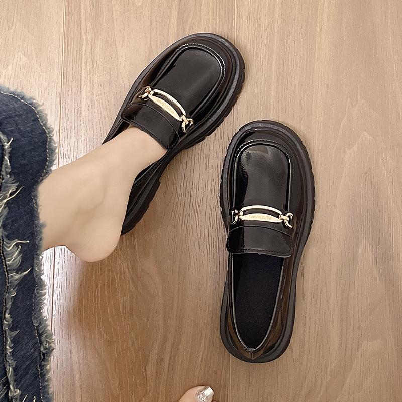 Oxfords Loafers Women Platform Flats Designer Dress Elegant Shoes Walking Comfort Retro Single Shoes Gothic Shoes Zapatos Mujer