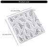 Seasonal Halloween Charm Silicone Mold Epoxy Resin Earrings Pendant Mold Halloween Specter Accessory Crafting Tool