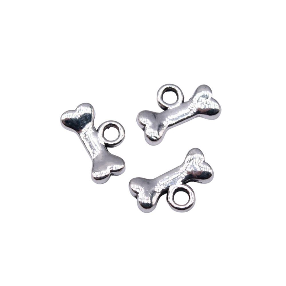 Jewelry And Accessories Dog Bone Charms Wholesale Men Accessories 20pcs