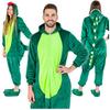 Men's One-piece Dinosaur Pajamas Kigurumi Disguise Onesie Costume S Onesie Dinosaure Costume - S