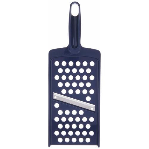 Delish Kitchen Pearl Metal Grater, Navy, 24.5 x 9 x 2 cm, PC Slicer, CC-1268