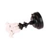Decorative 1/12 Dollhouses Ceiling Light Miniature Chandelier with Clear Flower Shade for Miniature Living Room Decors