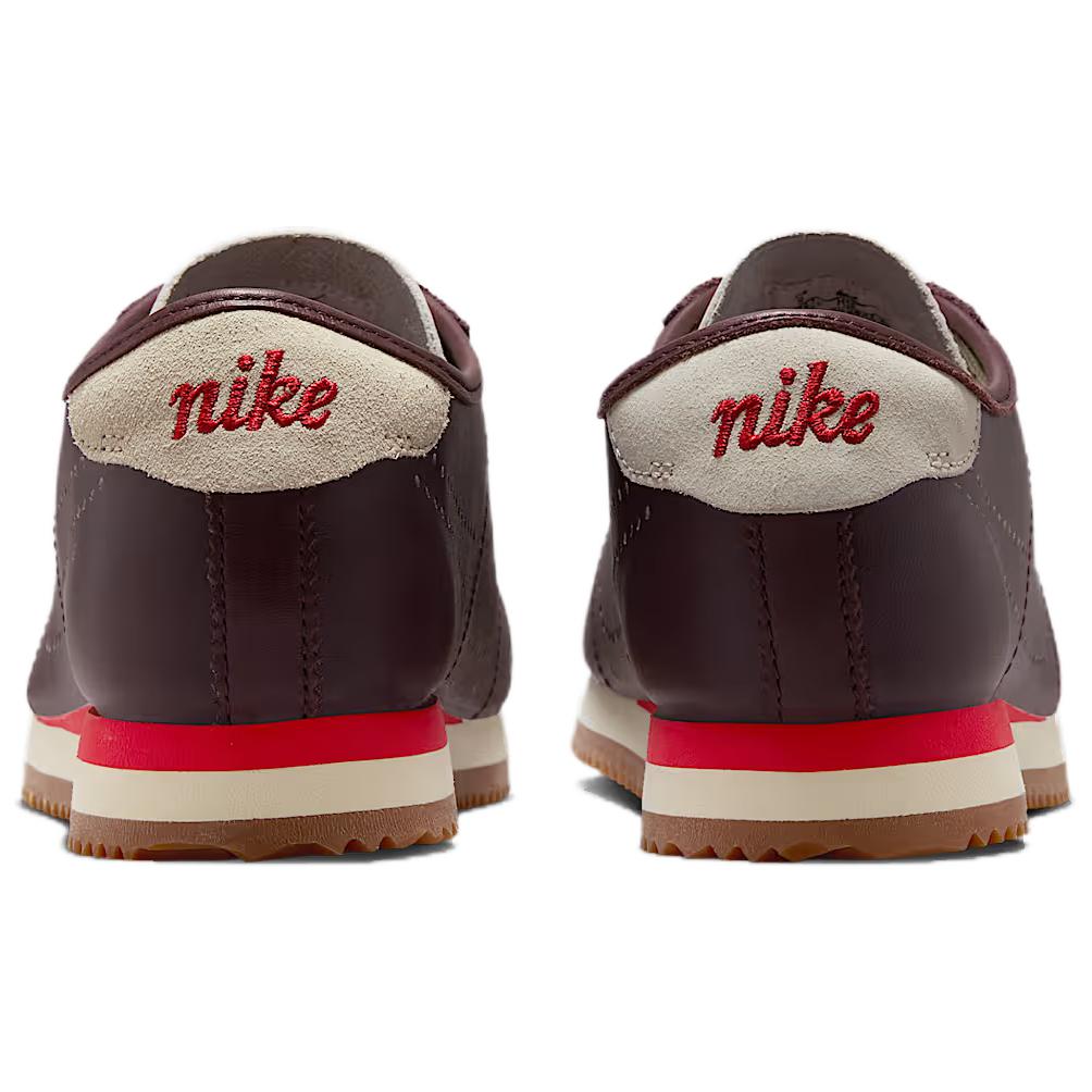 Nike Cortez Slitesterke Lavsko Fritidssko Damesko Burgunder Sneakers HQ1841-601