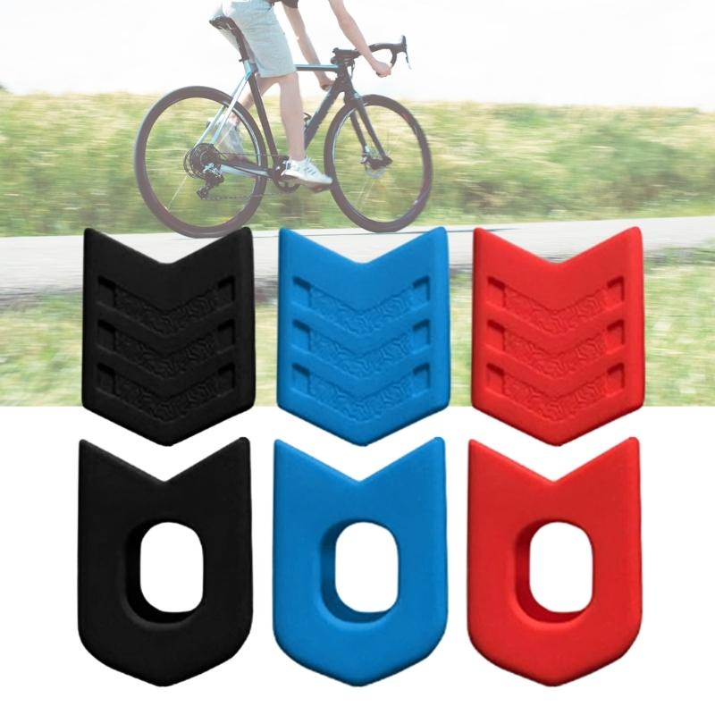 Bike Crank Cover Silicone Bicycles Crank Protections Sleeve Arm Protector Bicycles Crank Protector Cycling Accessories