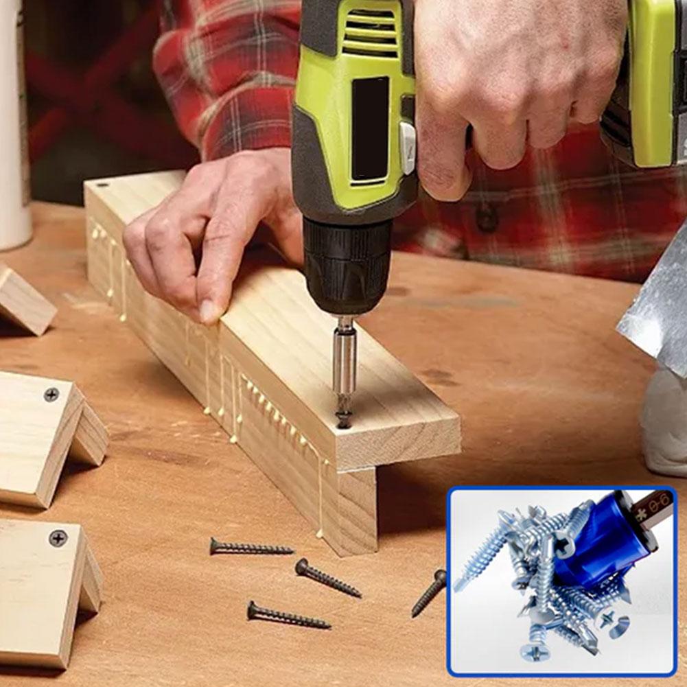 Aluminum Alloy Magnetic Charger & Demagnetizer High Hardness Hex Shank Bit Strong Magnetic Adsorption 6.35 Screwdriver Bit Drill