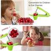 Cherry Pitter Tool Heavy-Duty Cherry Seed Core Remover Cherry Pitter Remover Tool with Space-Saving Lock Design
